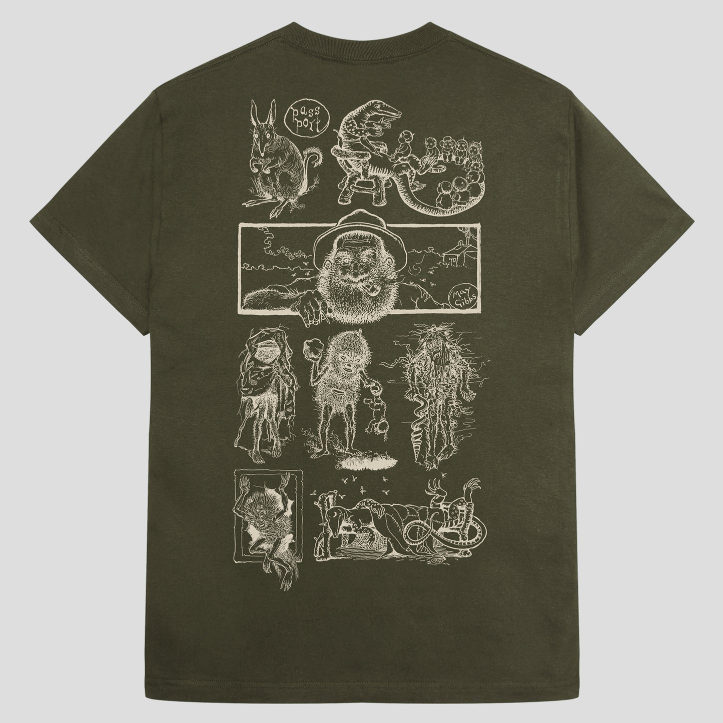 Pass~Port | Tee | May Gibbs - Bush Greeting