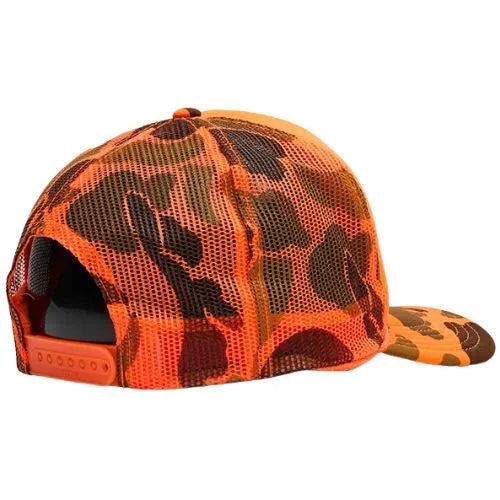 Thrasher | Headwear | Wet Paint Trucker Orange Camo