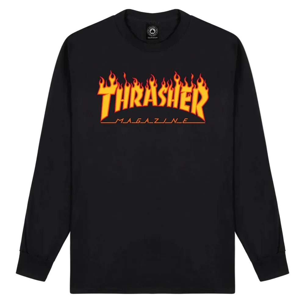 Thrasher | Tee | Flames Long Sleeve