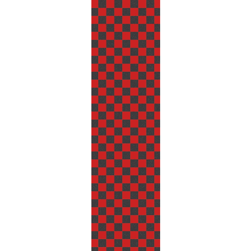Fruity | Griptape | Black/Red Checkers (9" x 33")