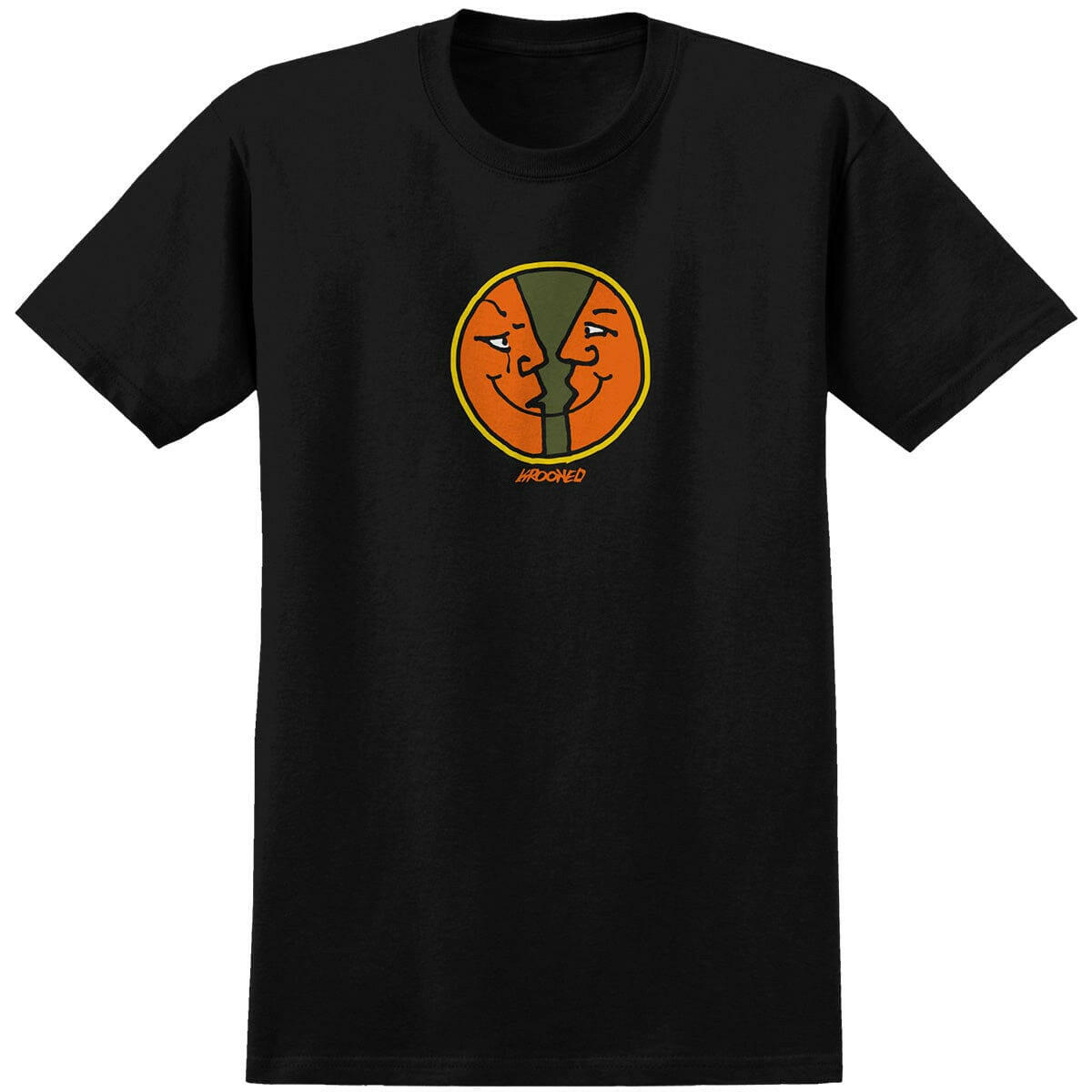 Krooked | Tee | Moonsmile Round Tee Black