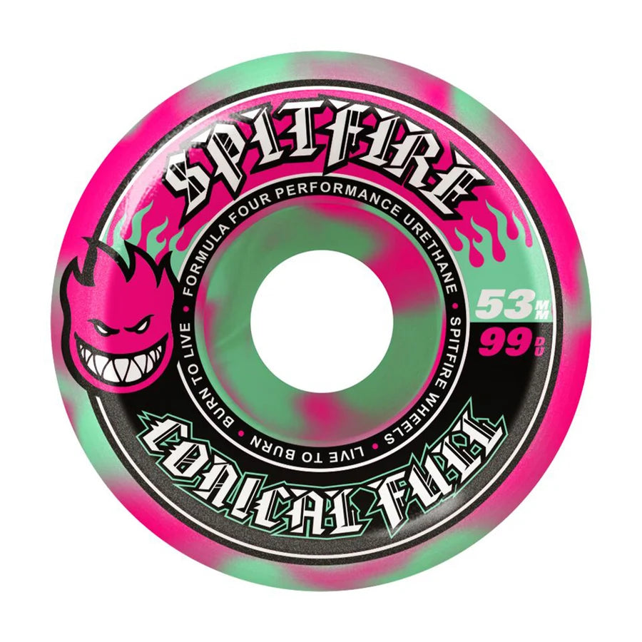 Spitfire | Wheels | Formula Four Conical Full Pink (53mm) 99D