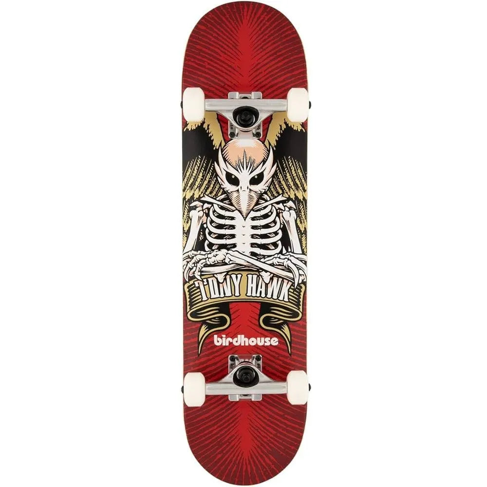 Birdhouse | Level 1 Tony Hawk Icon | Red | 8.0 Complete Skateboard