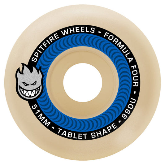 Spitfire | Wheels | Formula Four Tablets (54mm) 99D