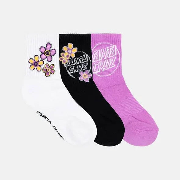 Santa Cruz | Socks | Blooming Stack 3 Pack