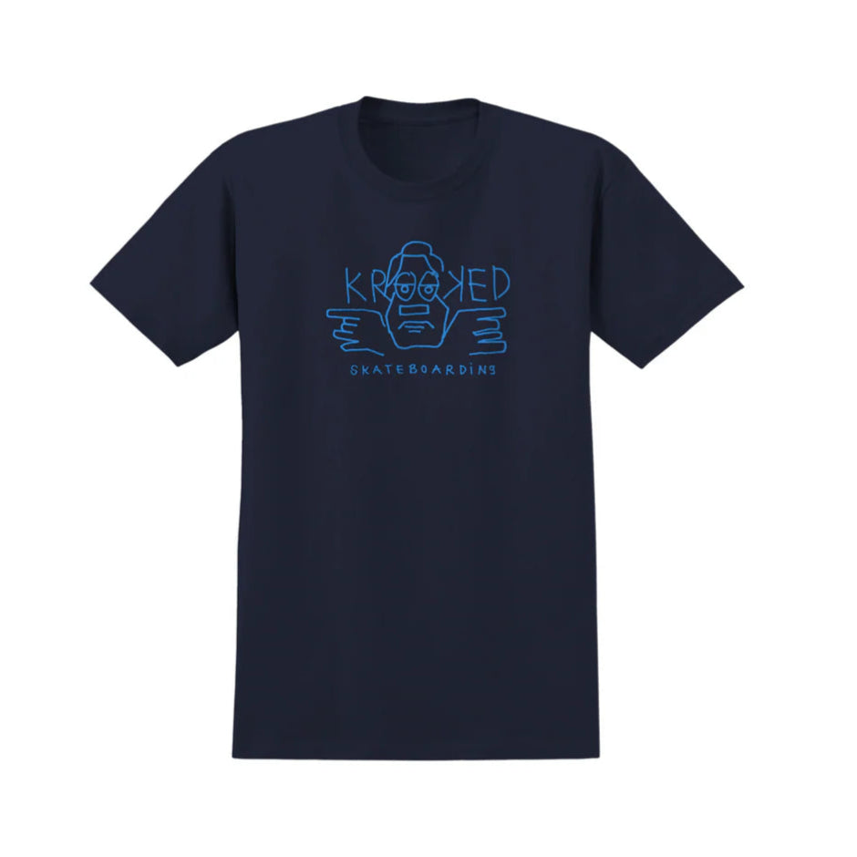 Krooked | Tee | Arketype Raw Navy