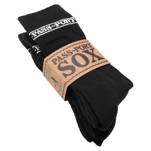 Pass ~ Port | Socks | Hi Sox 3 Pack | Black