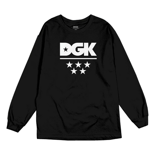 DGK | Long Sleeve Tee | All Star Black