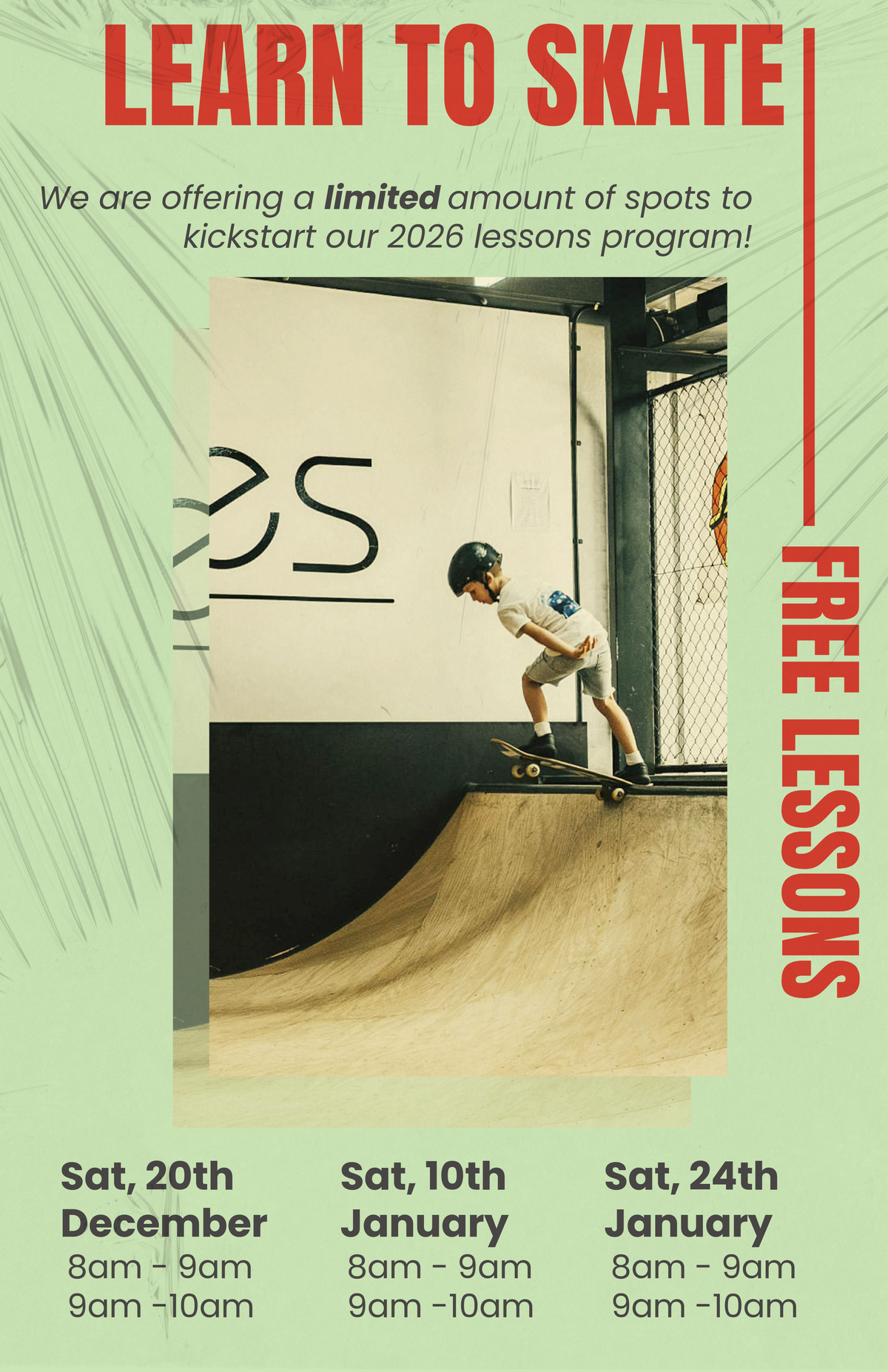 Free Learn to Skate Lessons