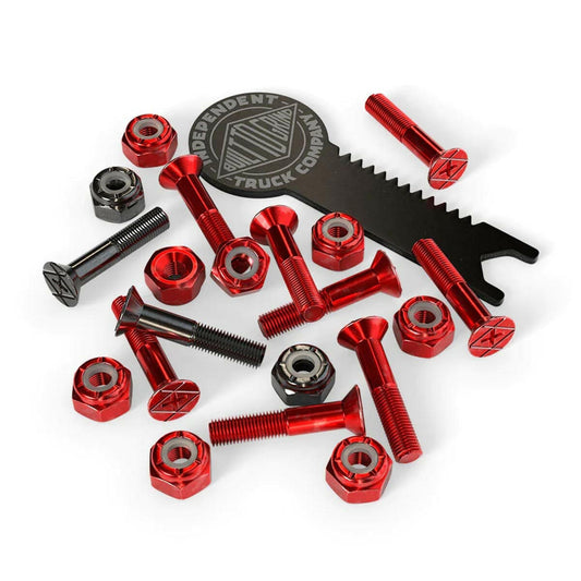 Independent | Hardware | Allen Bolts 1" Red