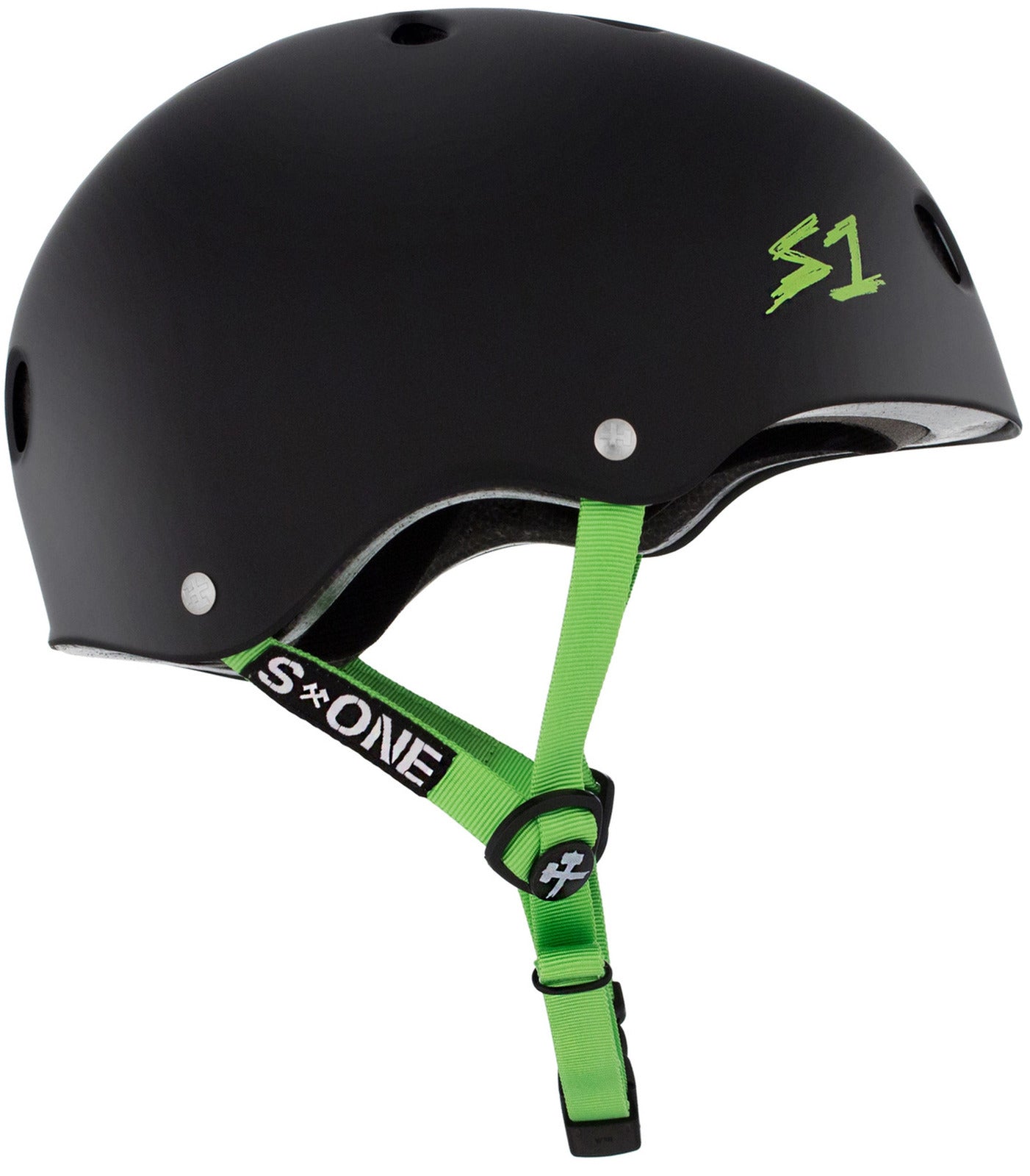 S-One | Helmet Lifer | Green Straps