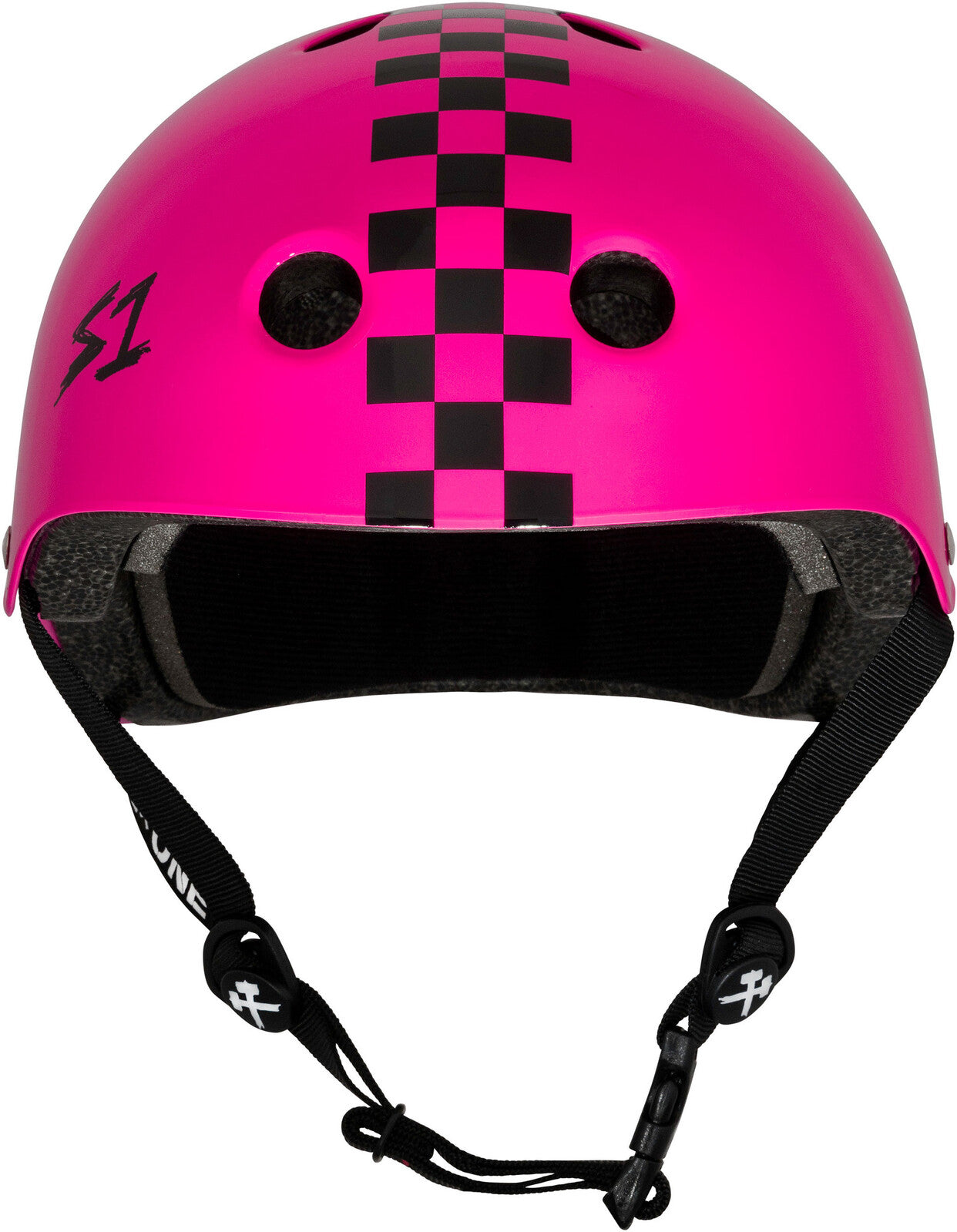 S-One | Helmet Lifer | Pink Gloss Checkers