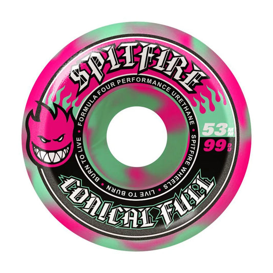 Spitfire | Wheels | Formula Four Conical Full Pink (53mm) 99D